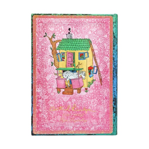 Agenda diária 125x175mm 2027 Paperblanks Midi Astrid Lindgren Pippi Longstocking
