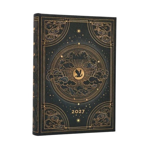 Agenda diária 125x175mm 2027 Paperblanks Midi Shadows of Navarre