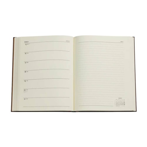 Agenda semanal 175x225mm 2027 Paperblanks Ultra Vault of the Milan Cathedral