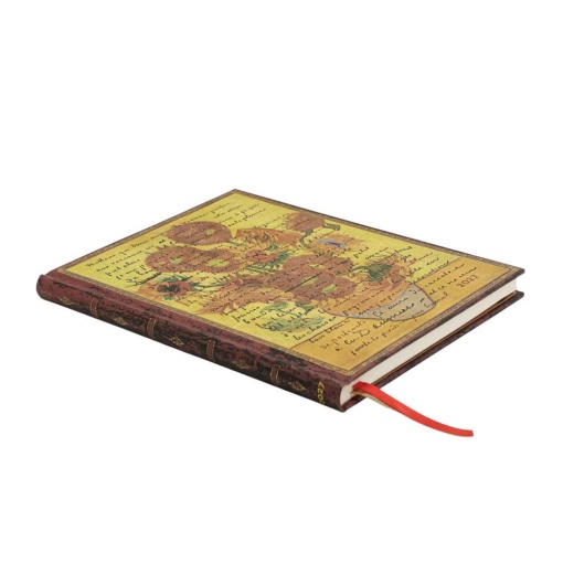Agenda semanal 175x225mm 2027 Paperblanks Ultra Van Gogh Sunflowers