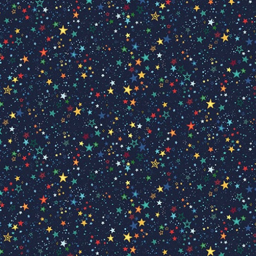 Tecido Makower Orbit Starlight Blue 1x1,12m 252/B