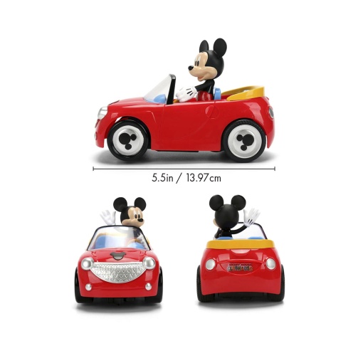 Carro telecomandado Disney Junior Mickey 14cm Jada