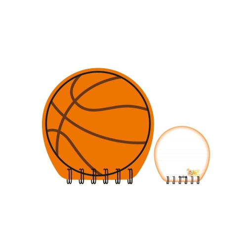 Bloco de notas iTotal Sport bola de basquetebol