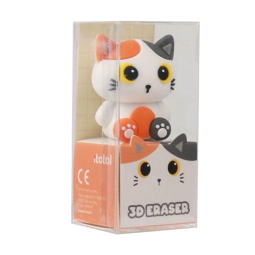 Borracha 3D iTotal Cat Lovers gato laranja
