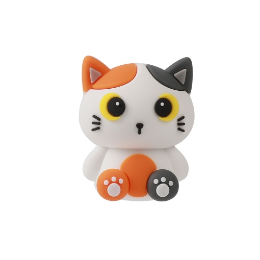3D iTotal Cat Lovers eraser, orange cat