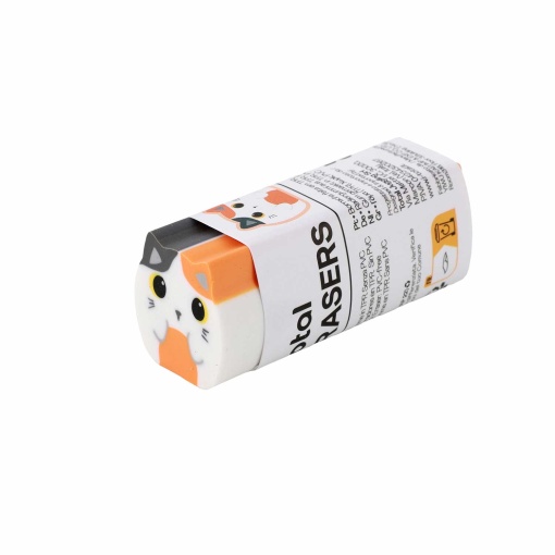 iTotal orange cat eraser