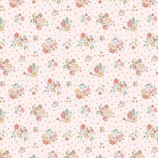 Liberty Romantic Florals Molly Rose Fabric 1x1.10m