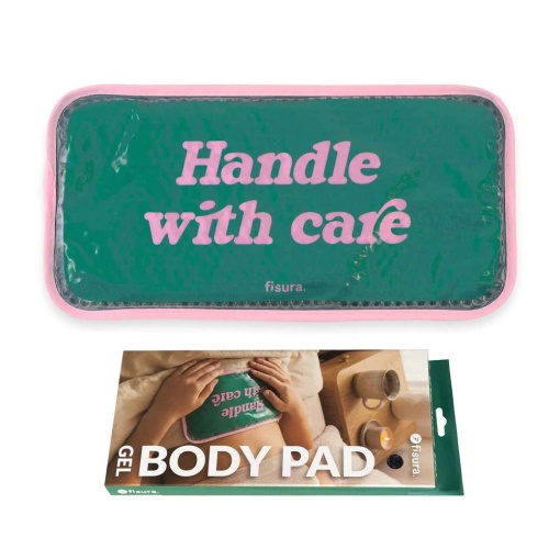 Cold and hot gel compress for fissures. Handle with care.