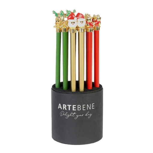 Artebene Christmas Assorted Graphite Pencils