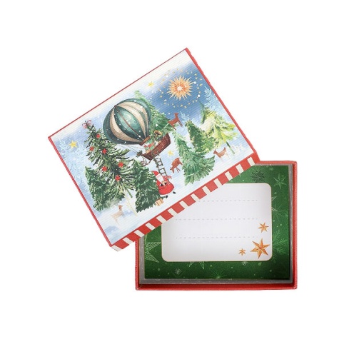 Artebene Christmas red box 10x8x3cm