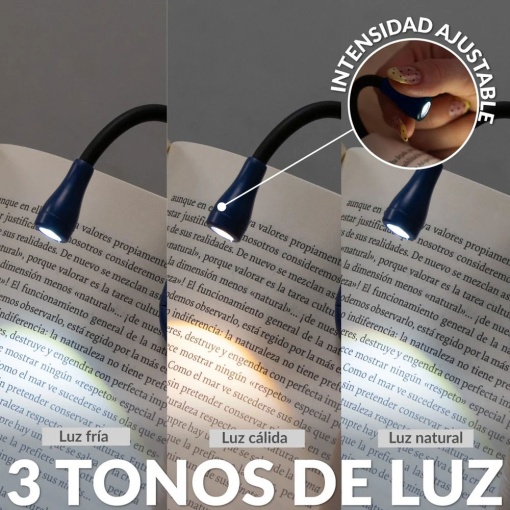 Fissure rechargeable reading light "Don't Forget to Light Me Up"