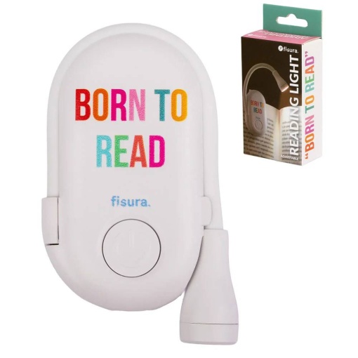 Rechargeable reading light Fissure "Born to Read"