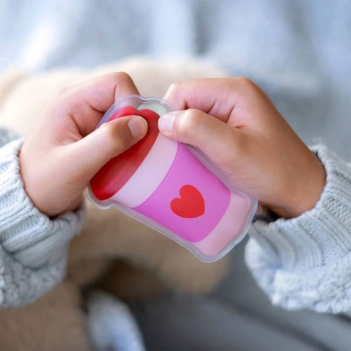 Hand warmer with thermal fissure and donut design (2 units)