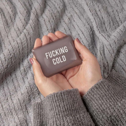 Hand warmer "Fucking Cold" crack
