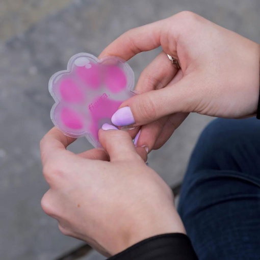 Hand warmer Paw fissure