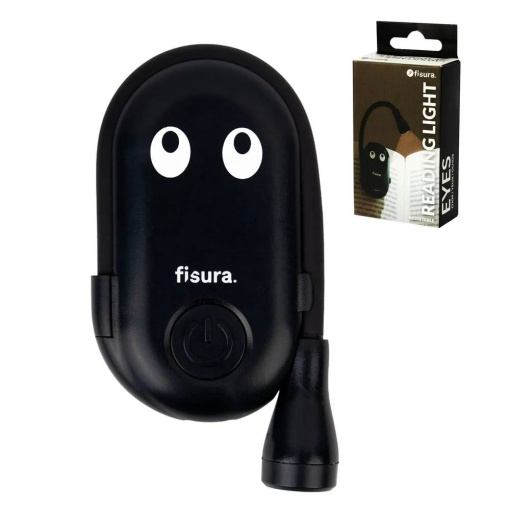 Rechargeable reading light for slit eyes.