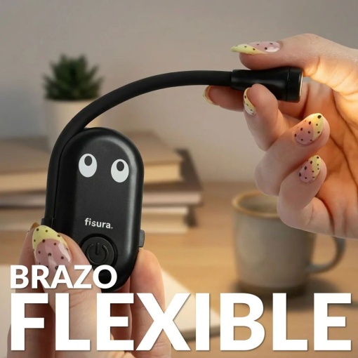 Rechargeable reading light for slit eyes.