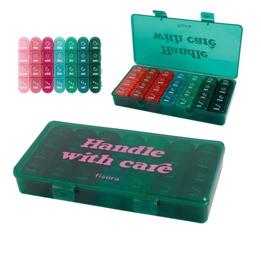 Fissure Tablet Box "Handle With Care"