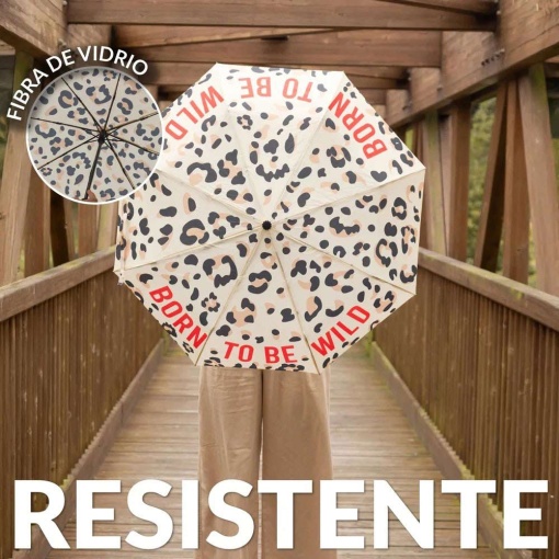 Fissure 56cm Automatic Shrinking Umbrella "Born to Be Wild"