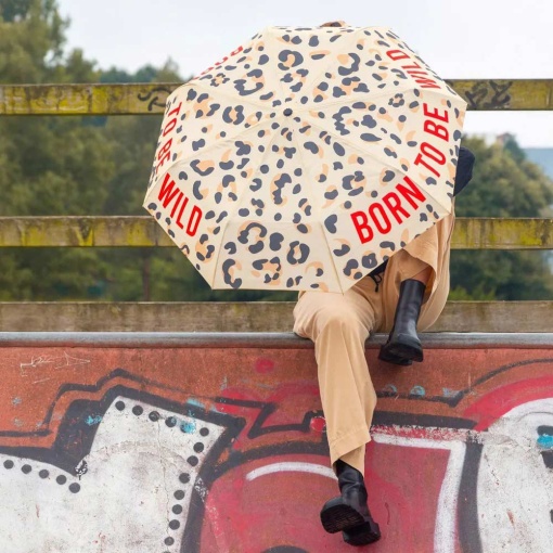 Fissure 56cm Automatic Shrinking Umbrella "Born to Be Wild"