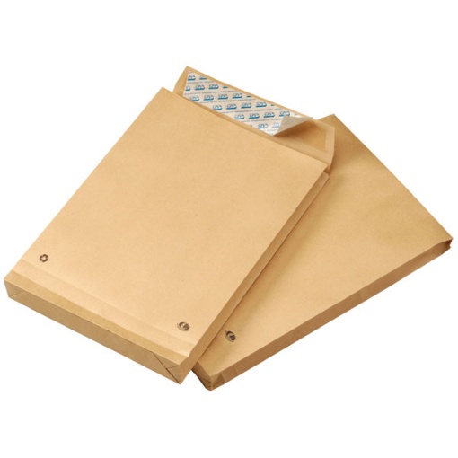 Envelope tipo saco C4 229x324x30mm com fole 120g silicone kraft - 250 unidades