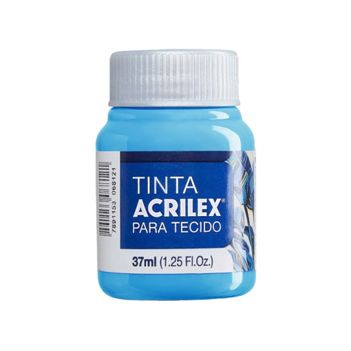Tinta para tecido ACRILEX azul celeste 503 37ml