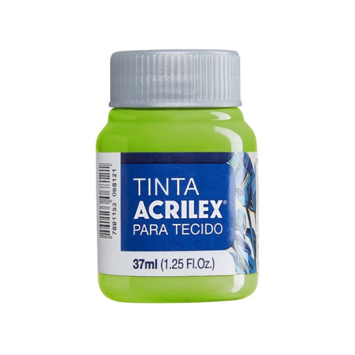 Tinta para tecido ACRILEX verde maçã 802 37ml