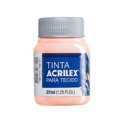 Tinta para tecido ACRILEX salmão bebé 812 37ml