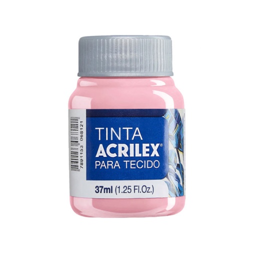 Tinta para tecido ACRILEX rosa bebé 813 37ml