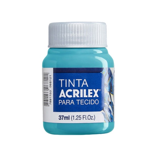 Tinta para tecido ACRILEX azul mar 535 37ml