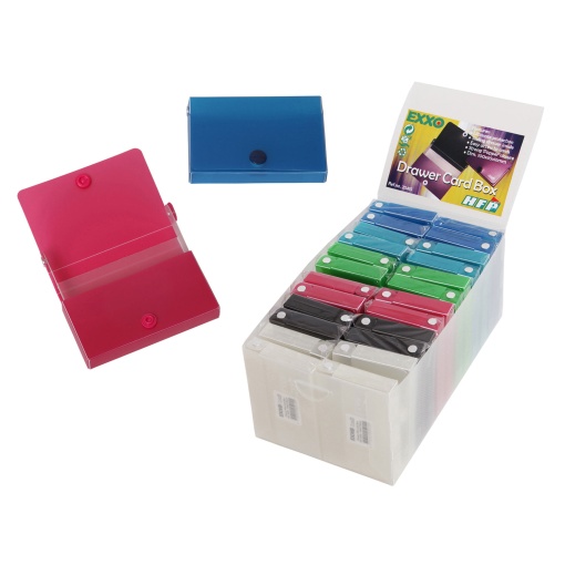 Porta-cartões de visita HFP para 40 sortido