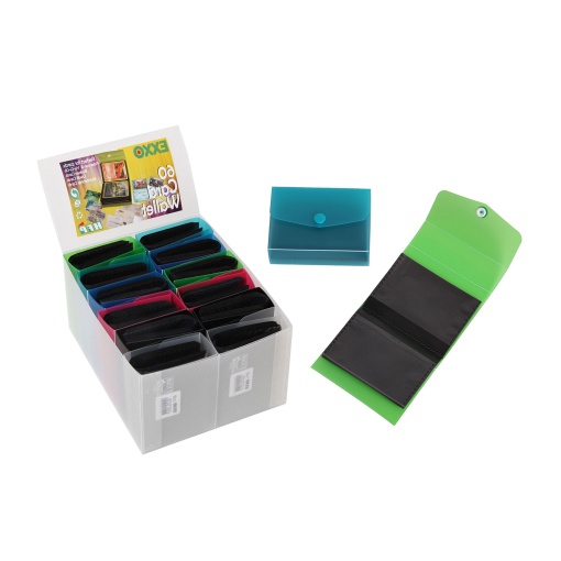 Porta-cartões de visita HFP para 60 sortido