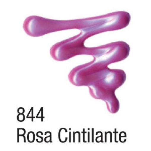 Tinta dimensional metallic ACRILEX Relevo 3D rosa 844 35ml