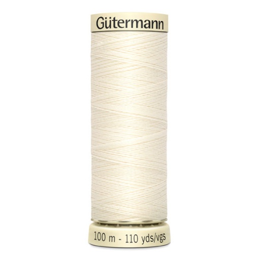 Linha de costura GUTERMANN Cosetudo 100m branco 1