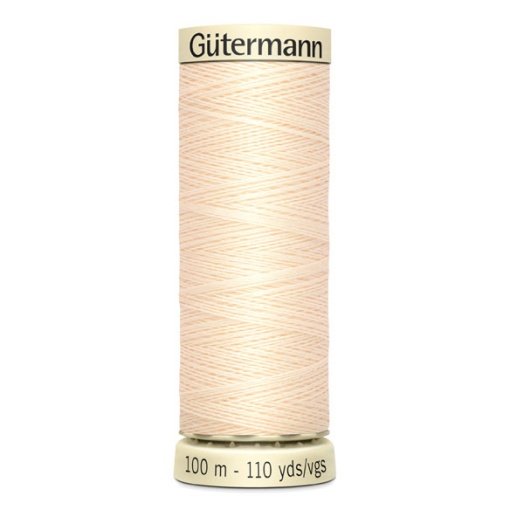 Linha de costura GUTERMANN Cosetudo 100m bege 414