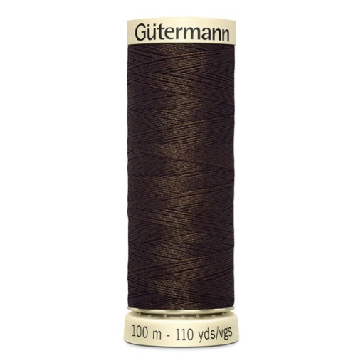 Linha de costura GUTERMANN Cosetudo 100m castanho 406