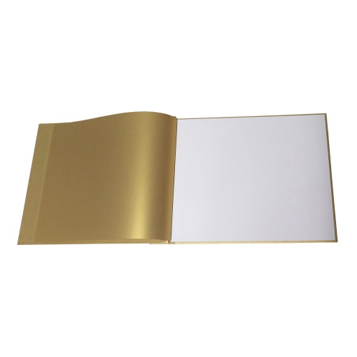 Livro de honra A4 horizontal 25 folhas luxus dourado SIMPLY