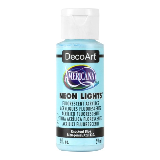 Tinta acrílica DECOART Americana Neon Light azul ko 59ml DA344
