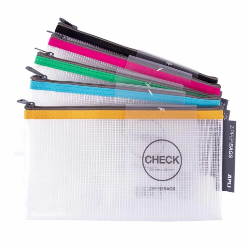 Bolsa para Documentos com Zipper 230x130mm Sortidas APLI