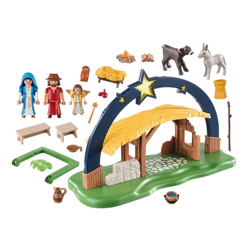 PLAYMOBIL Christmas presépio com luz 9494