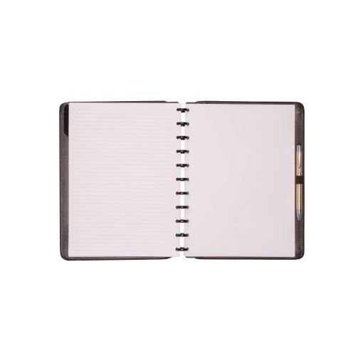 CADERNO INTELIGENTE grande 215x280mm pautado All Black