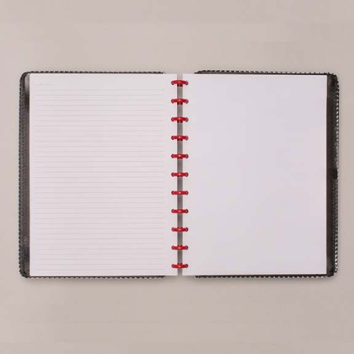 CADERNO INTELIGENTE grande 215x280mm pautado Príncipe de Gales