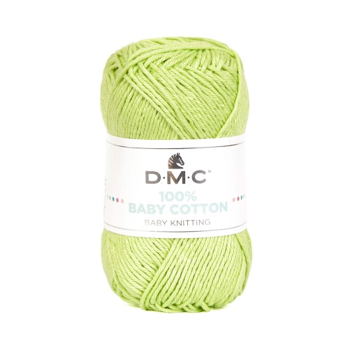 Fio de tricot DMC 100% Baby Cotton 50g verde água 779