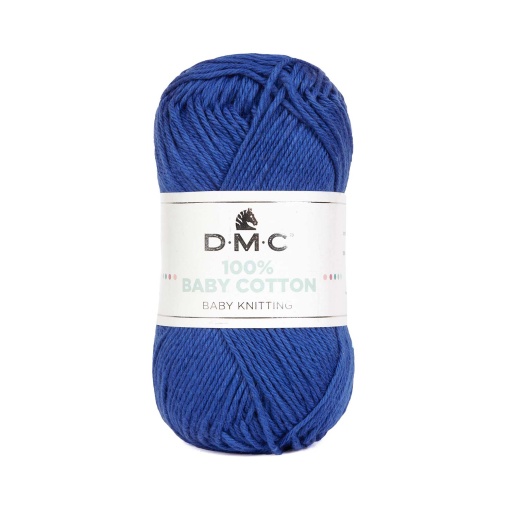 Fio de tricot DMC 100% Baby Cotton 50g azul 798