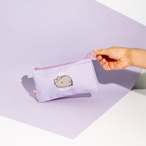 ESTOJO ESCOLAR PUSHEEN MOMENTS TRIPLO MARE0283