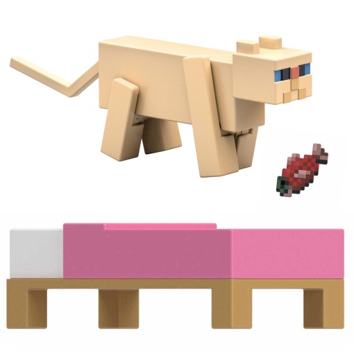 Minecraft figura Gato Persa MATTEL