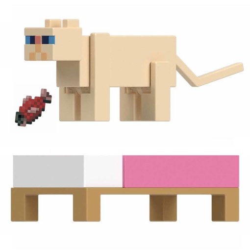 Minecraft figura Gato Persa MATTEL
