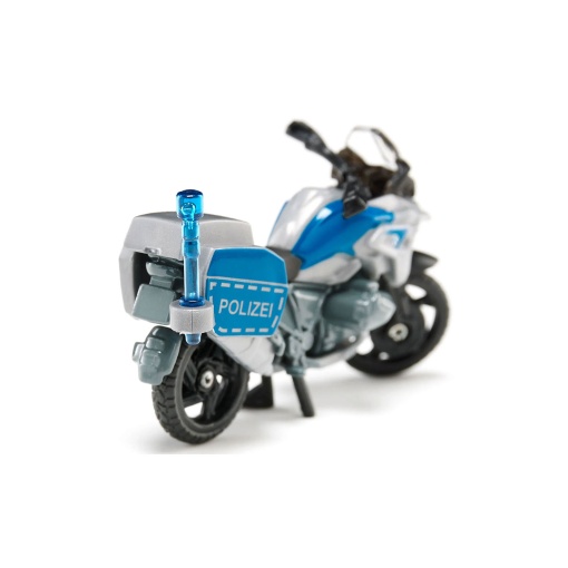 Mota de polícia BMW miniatura SIKU