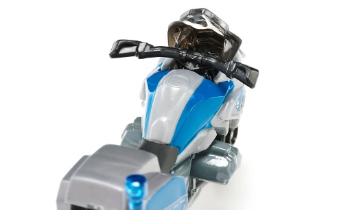 Mota de polícia BMW miniatura SIKU