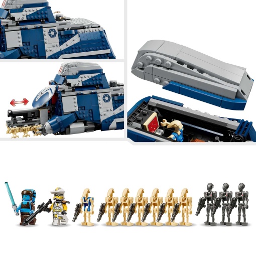 LEGO Star Wars MTT separatista da batalha de Felucia 75435